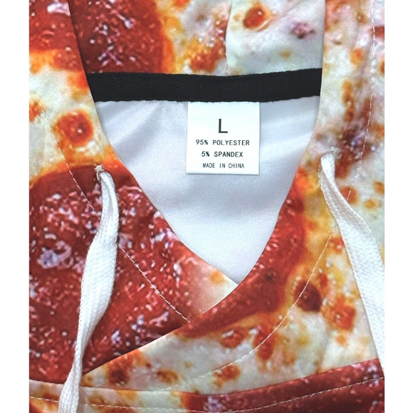 Pepperoni Hoodie Jersey Drawstring Sweatshirt Cosplay Costume Halloween UNISEX - Picture 7 of 11